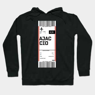 Boarding pass for Ajaccio Hoodie